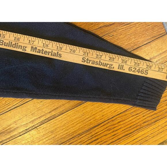 Harley Davidson Sweater Mens XL Navy Blue Stripe - Picture 9 of 9